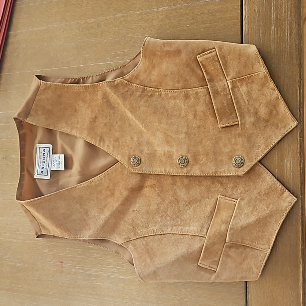 VINTAGE ARIZONA KIDS LEATHER VEST